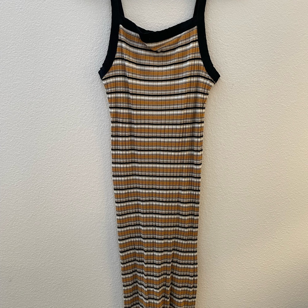 Calf length tight dress